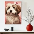 thumbnail image 3 of Tibetan Terrier Dogs Wall Art, Lovely Dog Canvas Art, Home living room décor, Pets Canvas - Dog Gift Valentines Day for Him and Her, 3 of 4