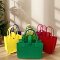 thumbnail image 5 of Foldable Felt Shopping Bags Large Capacity Shopper Storage Bags For Groceries And Travel With Reinforced Handles, 5 of 8