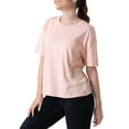 thumbnail image 4 of Time and Tru Womens Pima Cotton Boyfriend T-shirt, 4 of 6