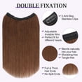 thumbnail image 3 of Extensiones de cabello Halo Prokyvity, cabello humano real, 55 g, 30 a 55 cm, 3 of 7