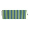 thumbnail image 2 of Blazing Needles  51-inch Striped All-Weather Bench Cushion, 2 of 3