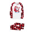 thumbnail image 3 of Odeerbi Christmas Pajamas for Family Holiday Long Sleeve Family Christmas Pajamas Matching Sets Mom Christmas Plaid Printed Blouse Tops + Pants Sleepwear Family Matching PJs Set Red, 3 of 6