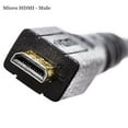 thumbnail image 3 of Ax Gear Micro HDMI to HDMI Cable, 6 FT, Gold-Plated, HDCP Compliant, High Speed, for HDTV, 3 of 3