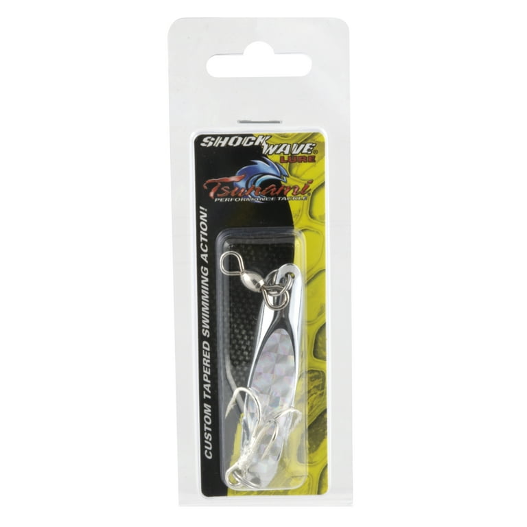 Tsunami Shockwave Chrome Silver Fishing Lures - Walmart.com