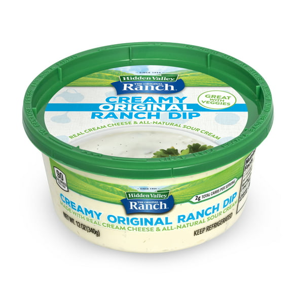 Hidden Valley Ranch Buttermilk Ranch Dip,12oz (Allergens Not Contained: Fish Free)