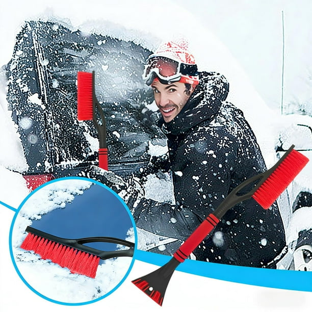 Winter Car Multi-Function Snow Shovel And Brush Detachable Snow Scraper Lightweight Backup Brush Snow Shovel