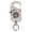 Black, variant on 120cm Heavy Duty Retractable Carabiner Keychain With Sliding Lock For Keys Tools ID Badges