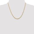 thumbnail image 4 of 10K Yellow Gold Rope Chain Styles Necklace 2.75 mm Extra-Light D/C 20 inch, 4 of 4
