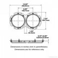 thumbnail image 2 of JW Speaker 3157751 PAR 46 Double Ring Kit Mounting Assembly for Model 8630, 2 of 2