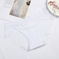 thumbnail image 3 of Panties for Women,Elegant Lace Ladies Underwear Seamless Triangle Panty with Pure Comfortable Breathable Design for Everyday Wear,Womens Underwear,White,M, 3 of 3