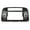 Black, variant on CROSSDESIGN Center Dash A/c Vents Radio Stereo Trim Bezel With Clock Fit for Toyota Camry 2002-2006