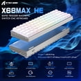 thumbnail image 2 of ATTACK SHARK X68MAX HE Rapid Trigger CNC Aluminum Keyboard Magnetic Switch with C01Ultra RGB Coiled Cable, 2 of 9