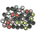 thumbnail image 1 of OULII 4Pcs Gaming Controller Thumb Grips Red Silicone for Gamepad Accessory, 1 of 4