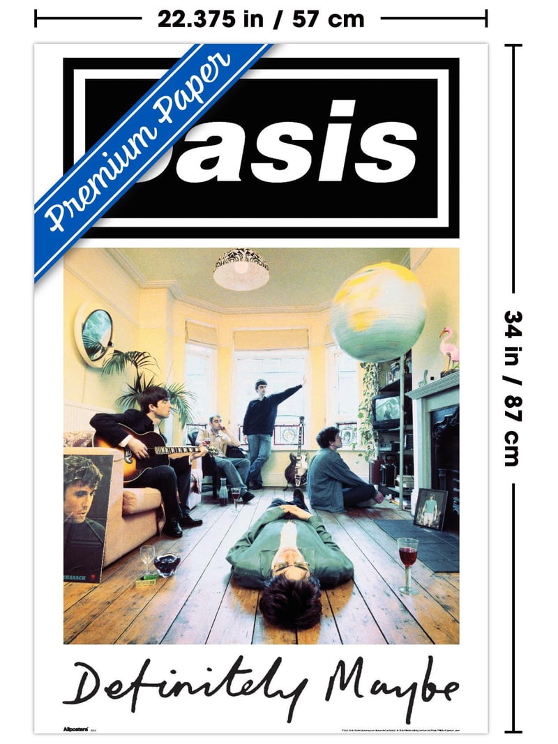 Oasis - Definitely Maybe Color Wall Poster, 22.375