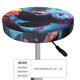 thumbnail image 4 of Disketp Lively Cute Turtle Funda Redonda para Taburete, Funda de Cojín para Silla de Bar Suave y Elástica-13 inch, 4 of 7