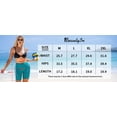 thumbnail image 2 of Attraco Women's 5" High Waisted Swim Shorts Quick Dry Beach Board Shorts UPF 50+ Swimsuit Bathing Suit Bottoms, 2 of 8