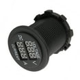 thumbnail image 6 of Goick Voltímetro Amperímetro-Coche y Motocicleta DC 12-24V Dual LED Voltímetro Digital Amperímetro Amperímetro Medidor, 6 of 8