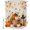 Beige, variant on Extra Long Shower Curtain 72x96 Inch, Orange White Pumpkin Shower Curtain Waterproof Bathroom Decor, Fall Thanksgiving Maple Leaf Retro Black Fabric Bath Curtain Set Accessories with Hooks