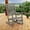 Gray, variant on Flash Furniture Winston All-Weather Poly Resin Rocking Chair in Red