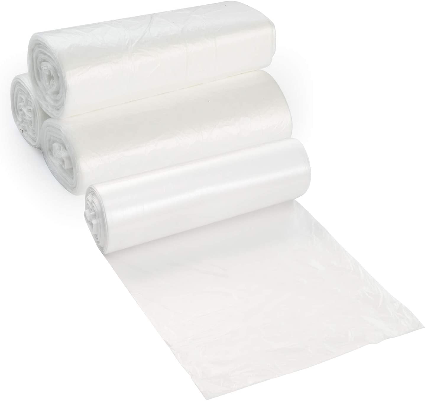 20 Gallon Trash Bags 20 Gal Garbage Bags Can Liners - 30 x 37 10 Micron  CLEAR 500ct