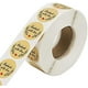 thumbnail image 2 of 500 Pcs/1roll Kraft Paper Stickers, Round Kraft Handmade With Love Stickers,baking Sticker Self-adhesive Decorating Stickers Labels,for Handmade Gifts, 2 of 5