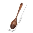 thumbnail image 3 of Handcrafted Natural Wooden Spoon 7.2 Inch Sturdy Kitchen Utensil for Cooking and Serving, 3 of 8