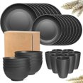 thumbnail image 2 of 16/32pcs Tableware Set, Include Plates, Bowls Cups For Home Family Day Camping Picnic Party, Kitchen Supplies 2025, 2 of 5