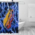 thumbnail image 3 of Prestonplayz Shower Curtain Sets, Funny Bathroom Shower Curtains, Waterproof Fabric for Bathroom Decor Bathtub with 12 Hooks 72x72in, 3 of 8