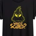 thumbnail image 3 of The Grinch - Who's Scared - Women's Oversized T-Shirt, 3 of 5