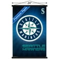 thumbnail image 3 of MLB Seattle Mariners - Logo 16 Wall Poster with Wooden Magnetic Frame, 22.375" x 34", 3 of 3