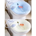 thumbnail image 4 of Lavabo de 2 piezas para el inodoro con bañera para el baño con enjuagador para hemorroides embarazadas, 4 of 5