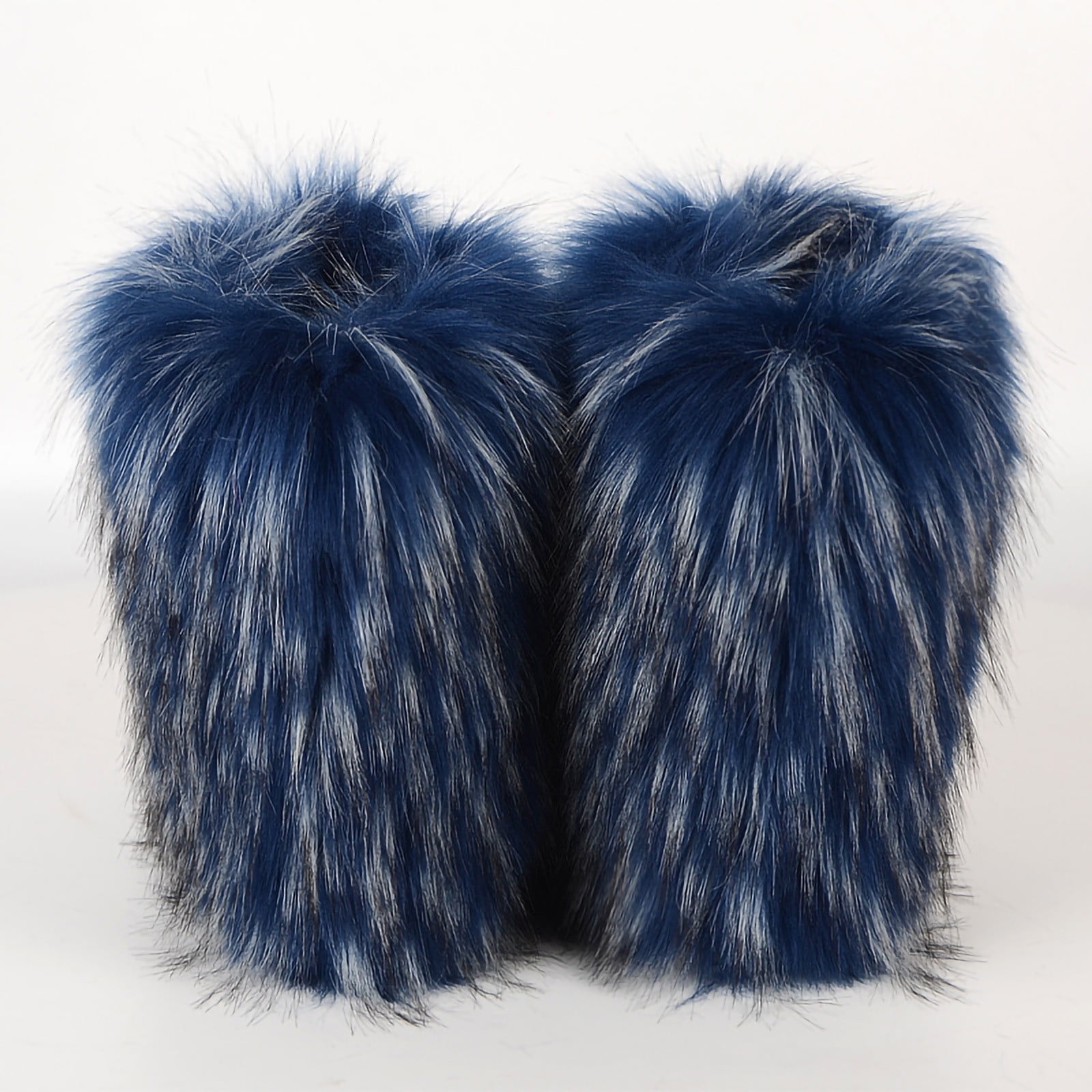 Bottes Mi-mollet Fausse Fourrure Femme - Doublure Chaude, Antidérapantes, Pour Hiver, Neige Et Intérieur - 8