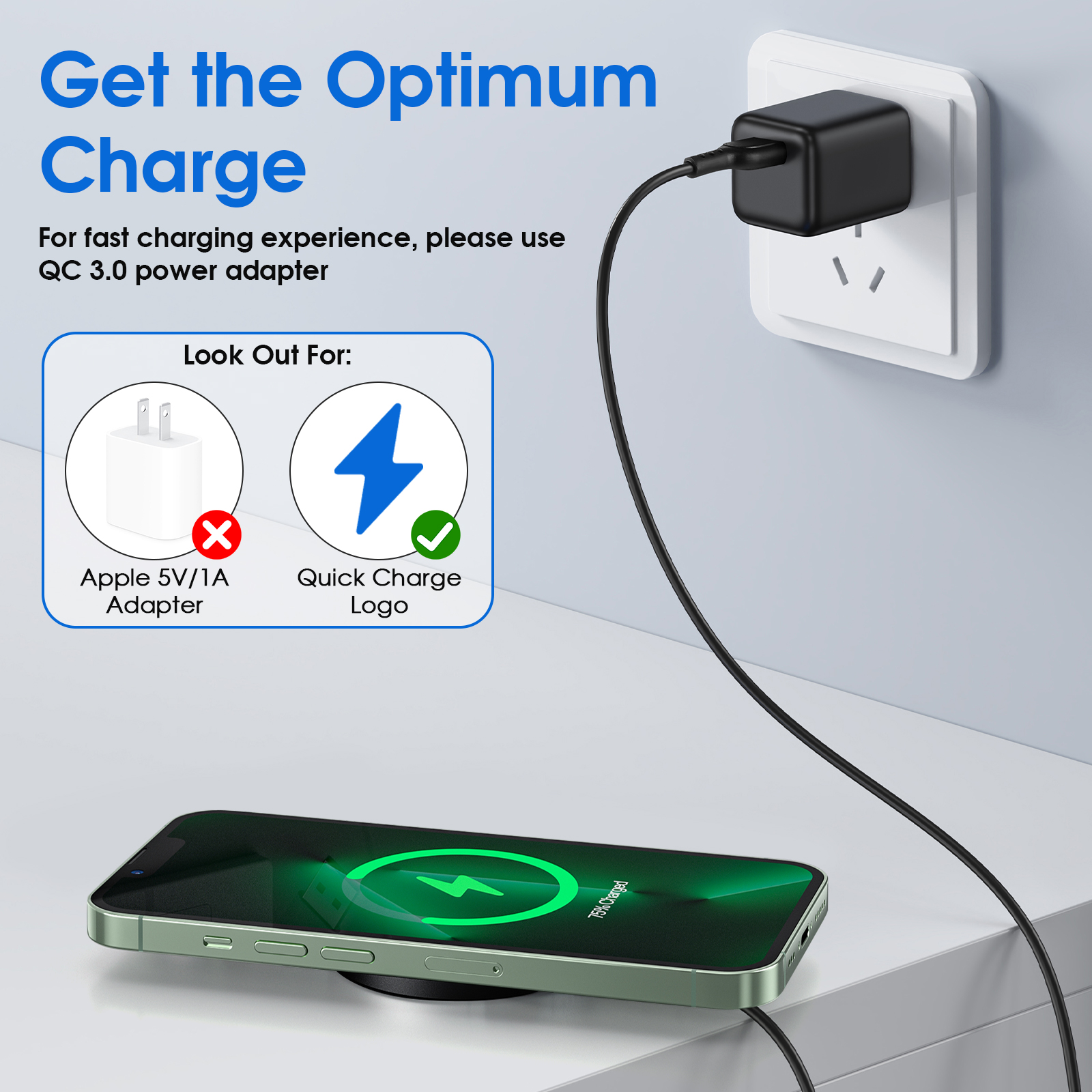 Solpowben 15W Magnetic Wireless Charging Pad photo 5