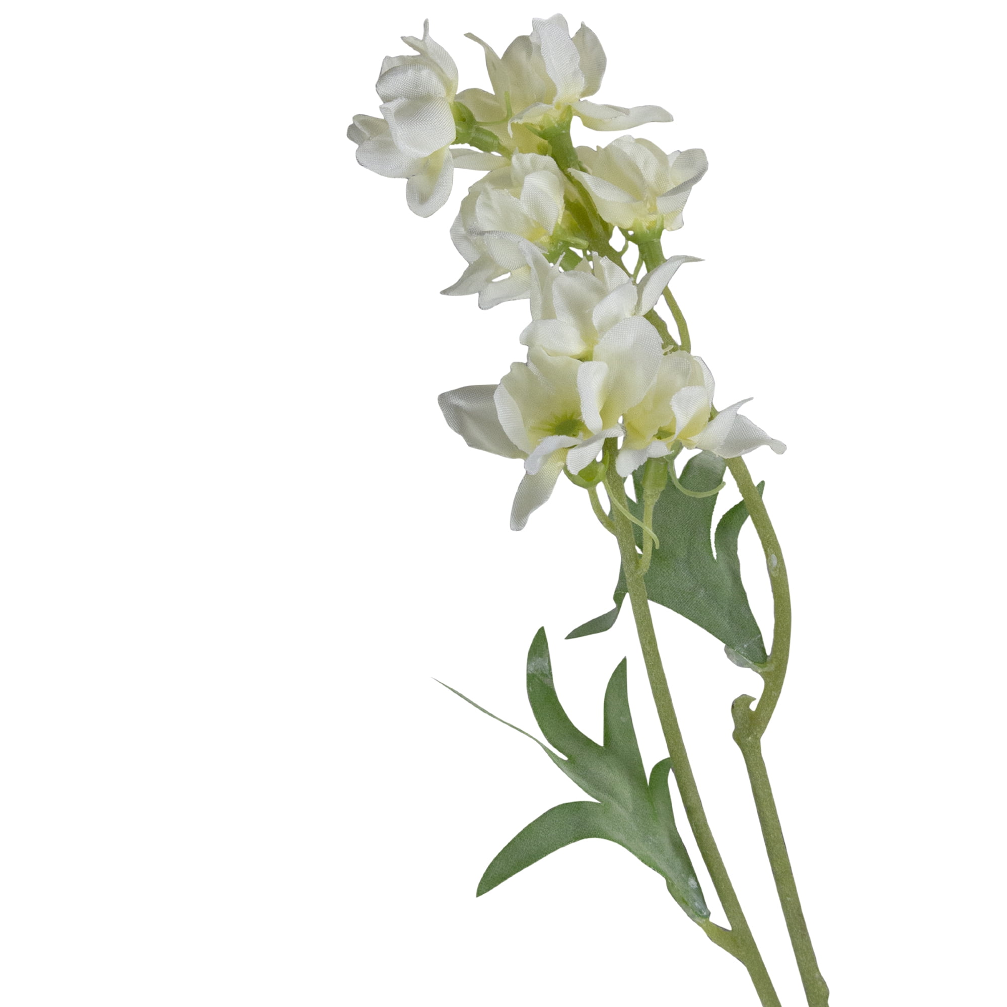 Larkspur Flower Artificial Spray - 29.5" - Green and White