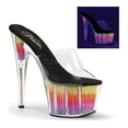 thumbnail image 2 of 7" Heel, 2 3/4" PF Slide W/Simulated RS Filled BTM - Clr/Neon Multi SRS, 7, 2 of 4
