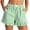 Green #16, variant on Womens Boxer Shorts Y2K Ruffle Pajama 2026 Summer Spring Lounge Sleep Striped Casual Beach Pj Bottoms Pockets Green, S