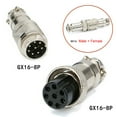 thumbnail image 1 of Aviation Plug Connector Parts Plug Replacement Silver Socket 2/3/4/5/6/7/8Pin, 1 of 6