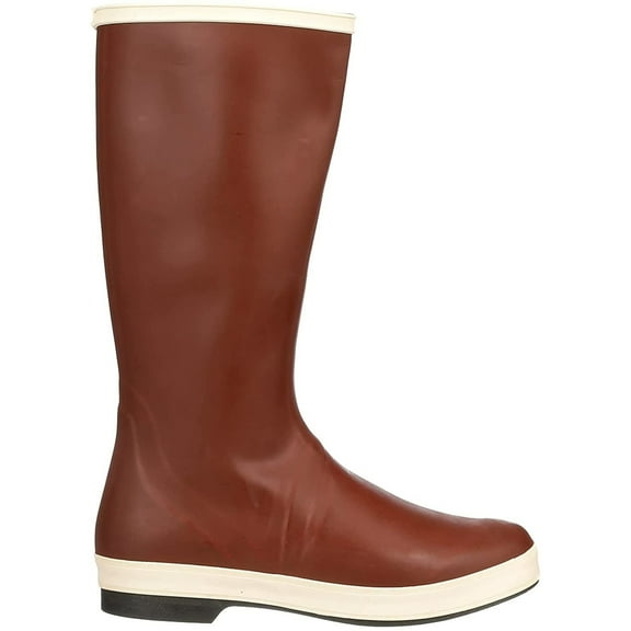 Tingley Pylon MB926B Neoprene Plain Toe Boot (16 Inch), Men's 12, Brick Red Upper - Brown Sole BRICK RED/BROWN