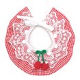 thumbnail image 1 of Dogs Cats Bandana, Fashionable Cute Cherry Flower Plaid Pattern Lace Design Scarf Collar Bibs Costume Accessary for Puppy Kitten, 1 of 8