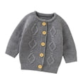 thumbnail image 1 of adviicd Baby Girl Sweaters 6-12 Months Baby Girl Boy Knit Cardigan Sweater Warm Pullover Tops Girls Sweatshirt 4t, 1 of 5