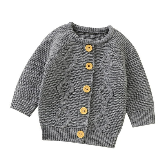 adviicd Baby Girl Sweaters 6-12 Months Baby Girl Boy Knit Cardigan Sweater Warm Pullover Tops Girls Sweatshirt 4t