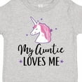 thumbnail image 4 of Inktastic My Auntie Loves Me Unicorn Girls Toddler T-Shirt, 4 of 5
