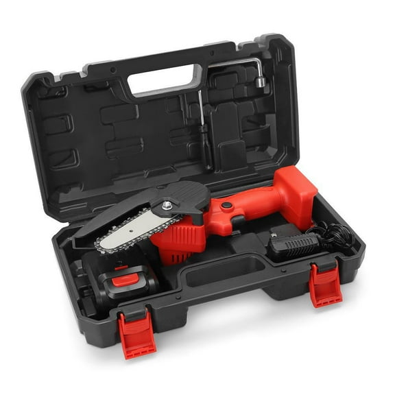 Milex Mini Chain Saw - 24V Battery, Smooth Cutting with High-Quality Guide Chain