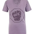 thumbnail image 4 of UFC Womens Distressed Logo Graphic T-Shirt, Purple, Small, 4 of 4