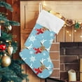 thumbnail image 5 of GZHJMY Christmas Stocking, Personalized Christmas Reindeer Large Candy Stocking Hanging Gift, Xmas Stockings Decoration 1 PCS for Family Holiday Party Ornaments Decor Fireplace, 5 of 7