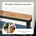 thumbnail image 6 of Sophia & William 8Pcs Outdoor Patio Rattan Dining Chairs with Metal Frame, Beige Cushion, 6 of 9