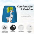 thumbnail image 4 of Kdxio Goose Holding An Umbrella Print Men'S Swim Trunks With Compression Liner 7 Inch Inseam Quick Dry Swim Shorts, 4 of 7