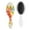 White-4, variant on Hair Brush Pioneer Colorful Floral Cushion Base Hair Brushes Touch Paddle Oval Hairbrush