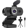 thumbnail image 1 of Full Hd Webcam 1080p Video Camera With Webcam Cover,usb Webcam, 1 of 5
