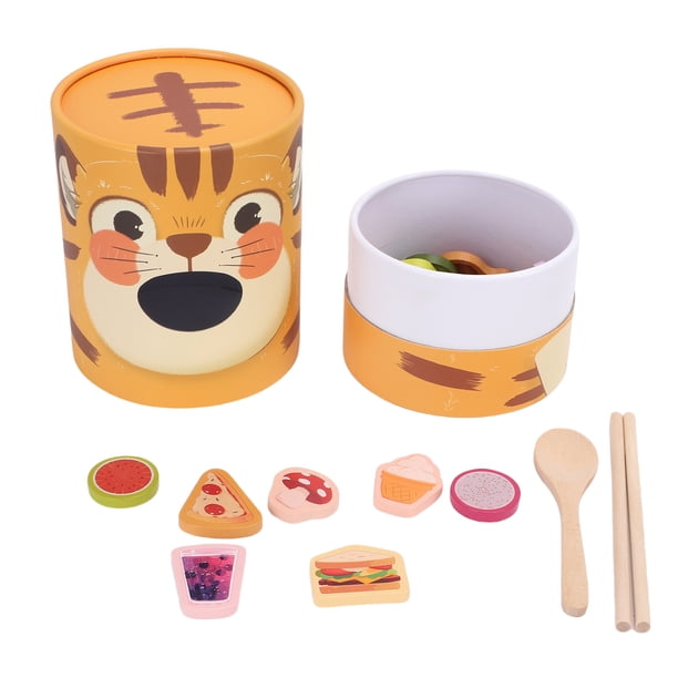 Juego De Juguete De Alimentación De Madera Para Niños Pequeños, Juguete De Habilidad Motora Fina, Juego De Comida Para Mejorar La Coordinación Mano-ojo, Niños Y Niñas Mayores